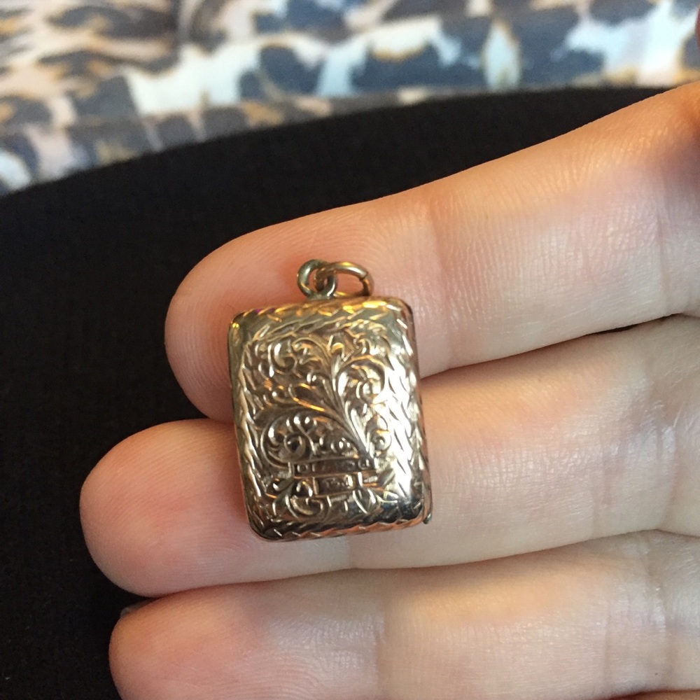 1900 Victorian Rose Gold Locket JM England - Picture 3 of 10